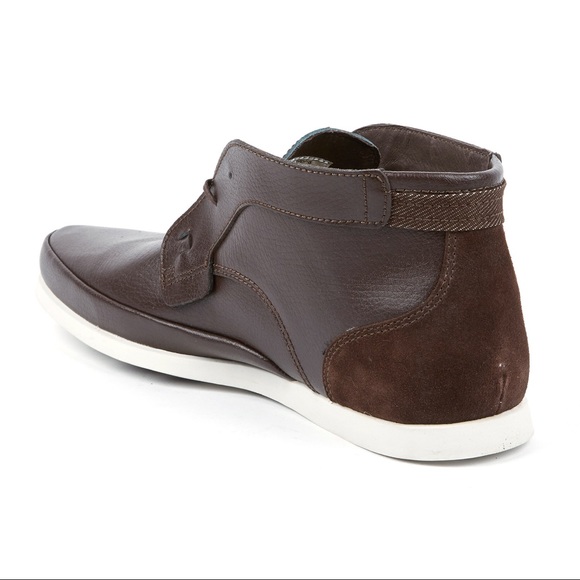 Vlado Men’s Valentino Chukka Boots –‎ Brown Leather Dress Casual Shoes, Size 10 - Picture 5 of 6